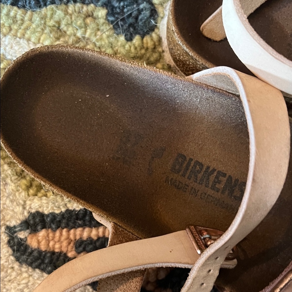 Birkenstock Women's Sandals - Tan and Brown - Picture 5 of 6
